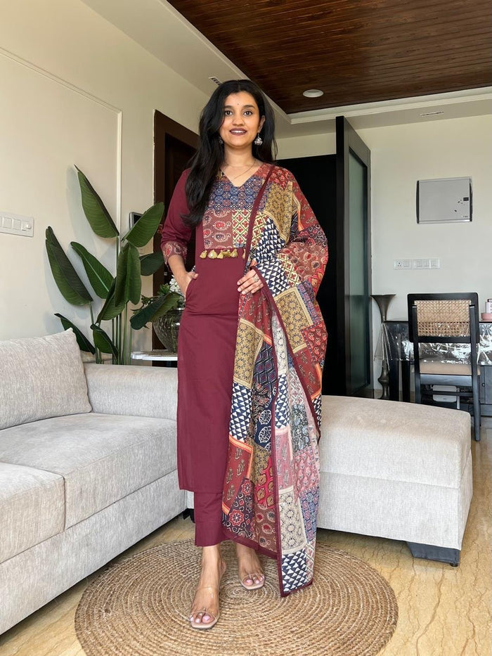 Sayra Patchwork Cotton Set