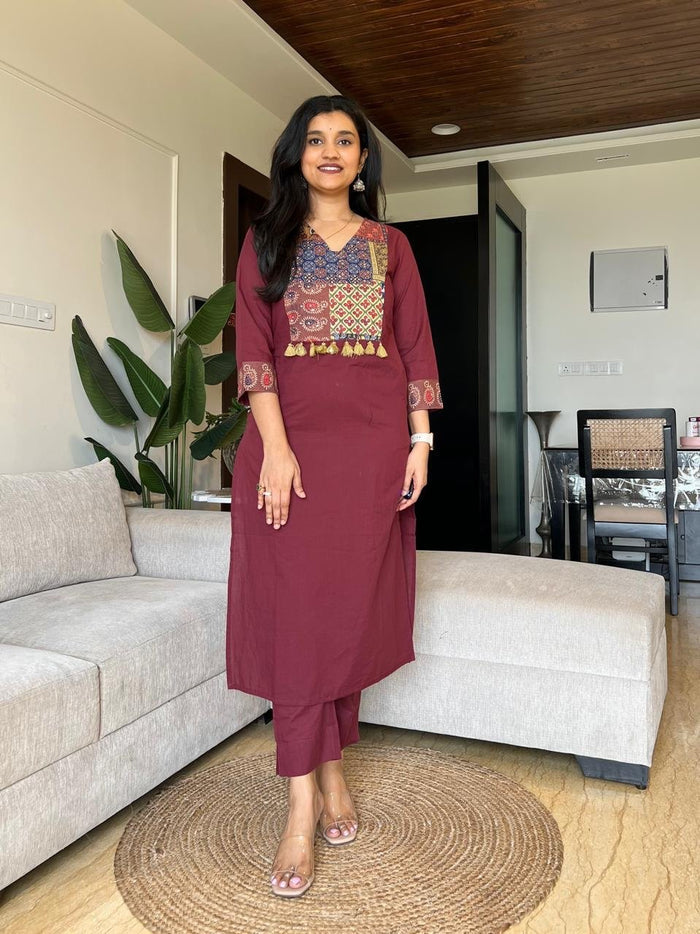 Sayra Patchwork Cotton Set