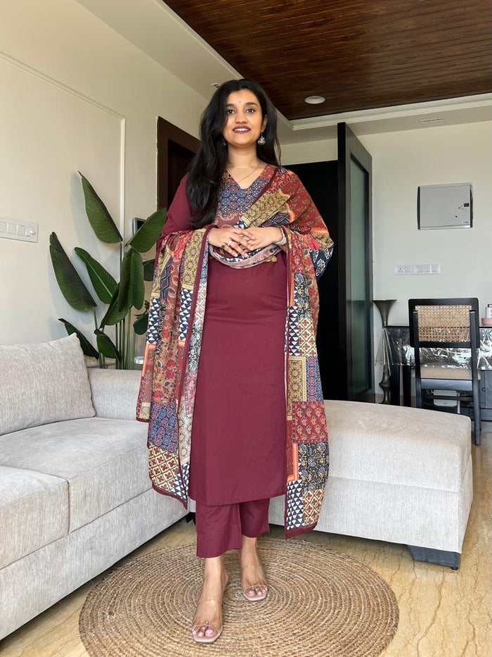 Sayra Patchwork Cotton Set