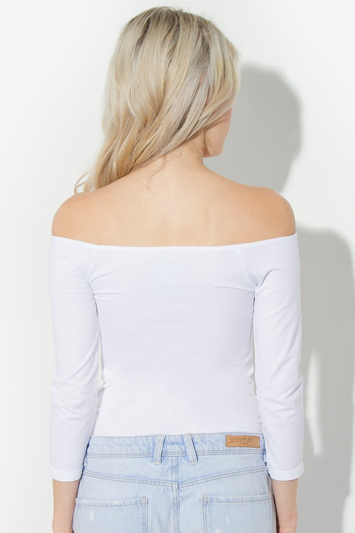 Seamless Off The Shoulder Top