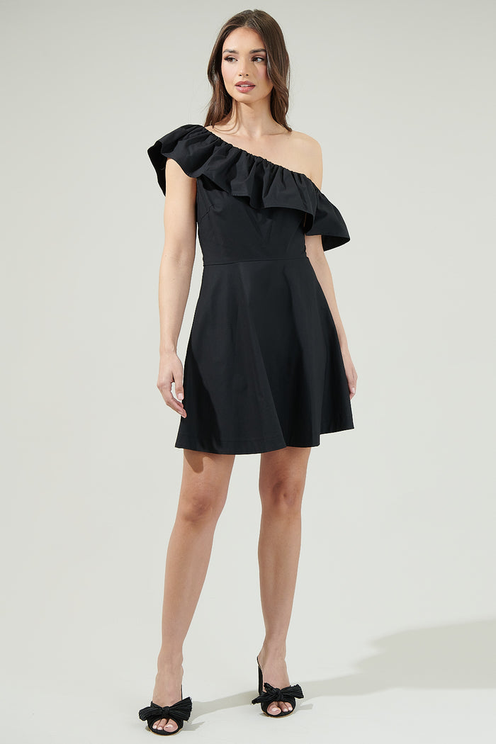 Searcy One Shoulder Mini Dress