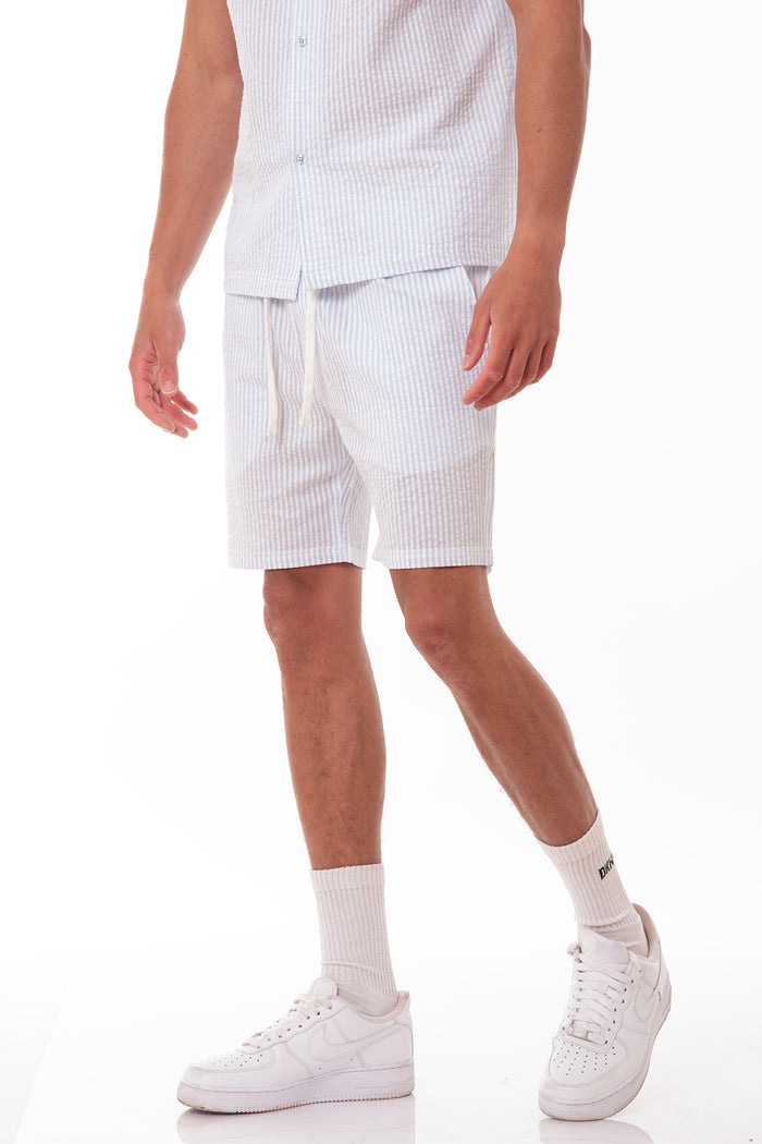 Seersucker Stripe Shorts