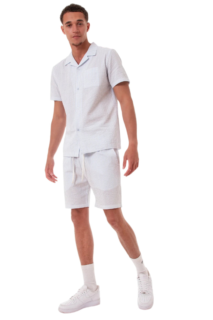 Seersucker Stripe Shorts
