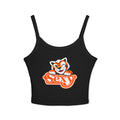 Sexy Tiger Crop Tank Top — Women's Spaghetti Strap Graphic Tank