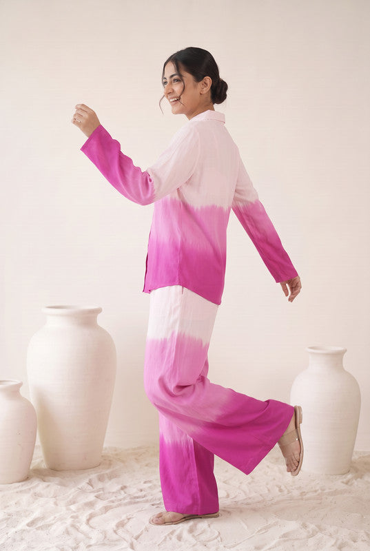 Shades of Pink Ombre Co-ord Set