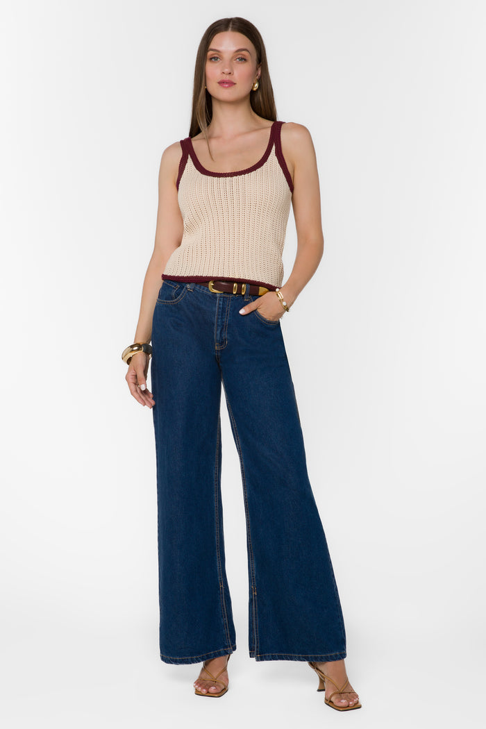 Shiann Blackberry Wine Tank - Tops - Velvet Heart Clothing