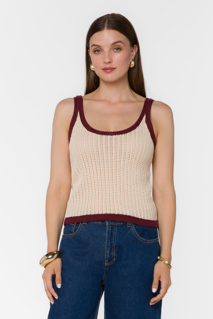 Shiann Blackberry Wine Tank - Tops - Velvet Heart Clothing