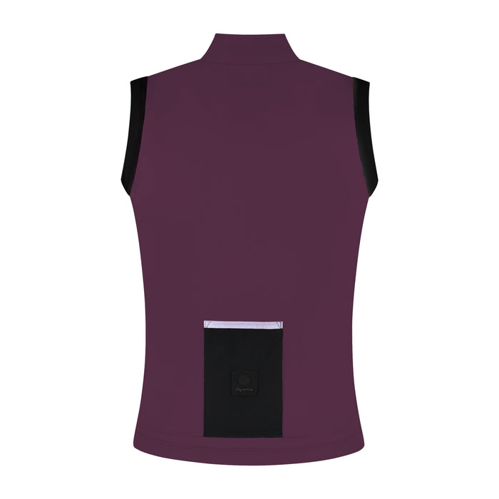Rogelli Signature windstopper heren bordeaux achterkant.