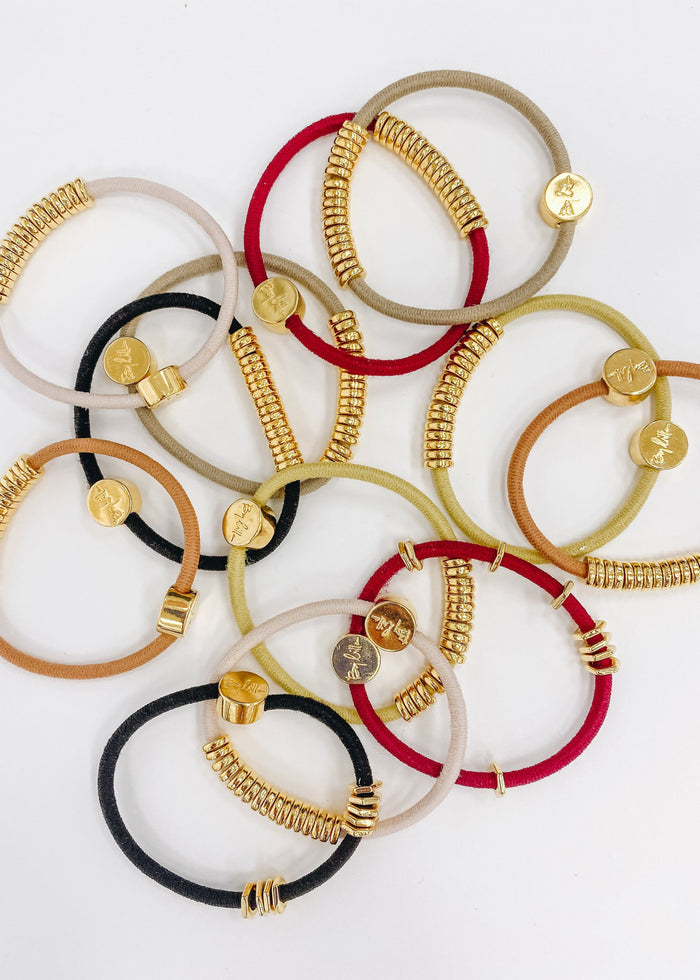 Single Hair Tie Bracelet - Shaker