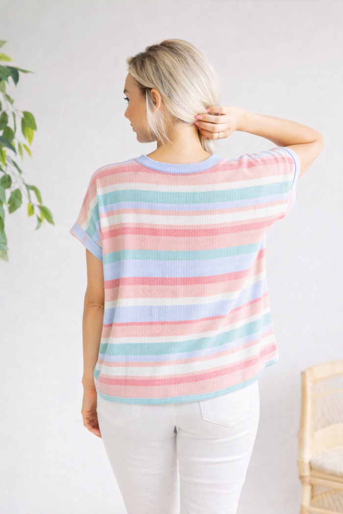 Spring Palette Stripe Tee