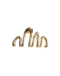 SQUIGGLE HAIR CLAW GOLD