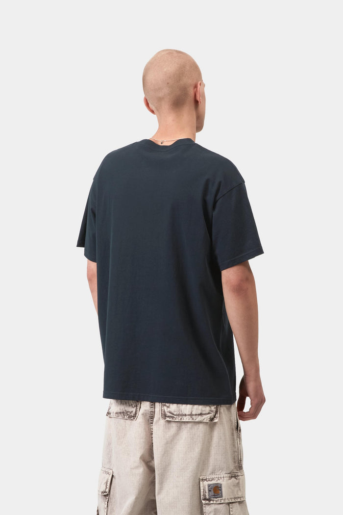 S/S Script Embroidery T-Shirt