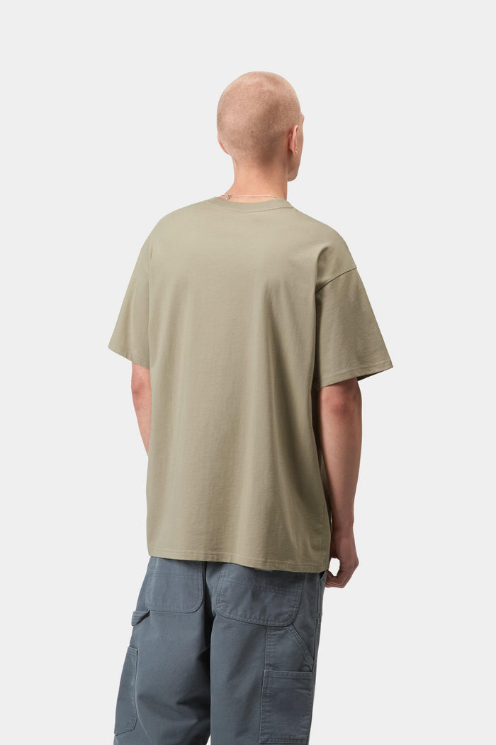 S/S Script Embroidery T-Shirt