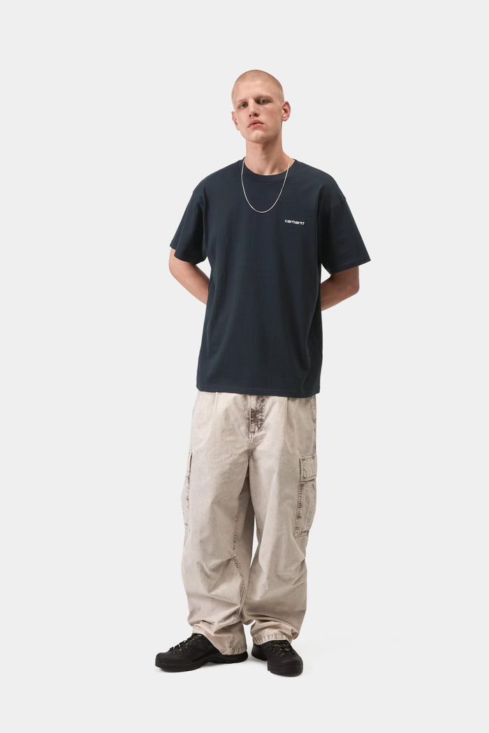 S/S Script Embroidery T-Shirt