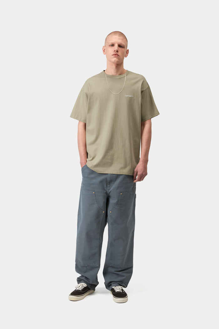 S/S Script Embroidery T-Shirt