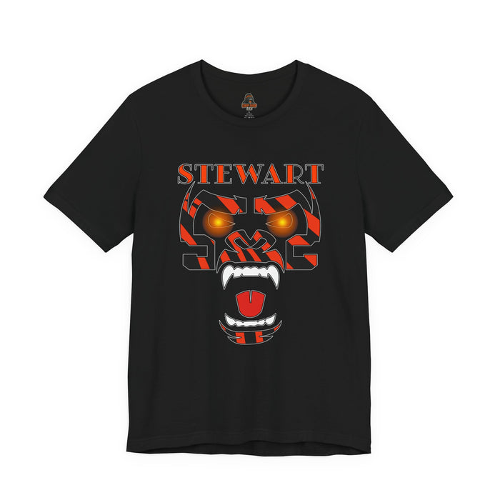 STEWART Fierce Gorilla WhoDey Design Graphic Tee - '