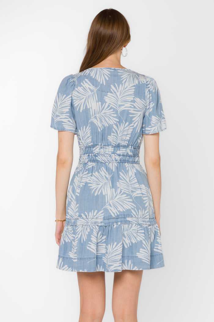 Stilla Palm Leaf Dress - Dresses - Velvet Heart Clothing