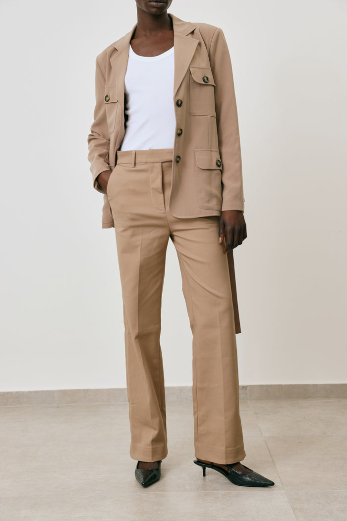 Straight-Leg Trousers