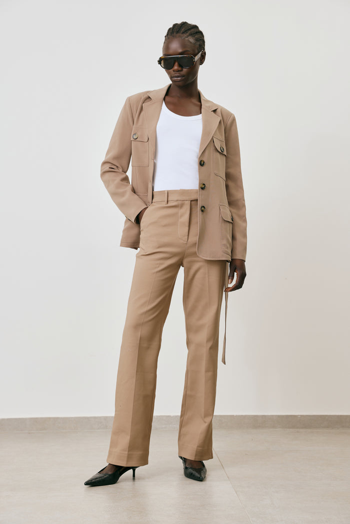 Straight-Leg Trousers