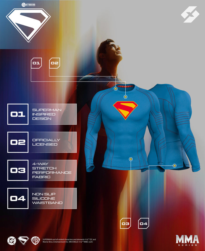 SUPERMAN Compression Long Sleeve