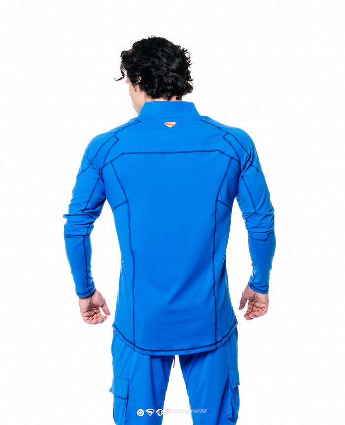 SUPERMAN Kryptonian Armor 1/4 Zip Long Sleeve