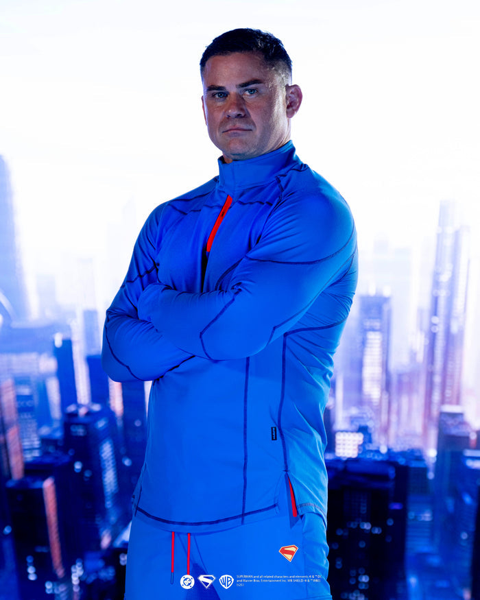 SUPERMAN Kryptonian Armor 1/4 Zip Long Sleeve