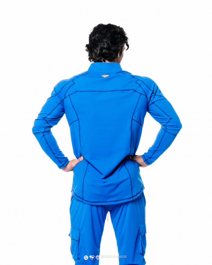 SUPERMAN Kryptonian Armor 1/4 Zip Long Sleeve