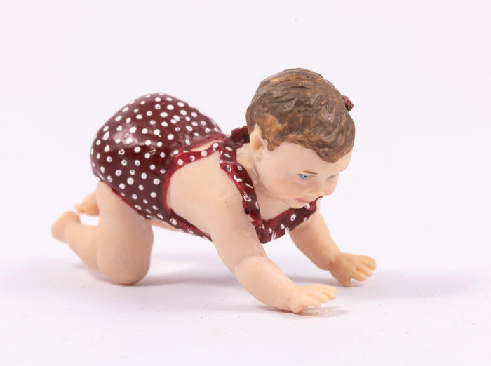 Susan Scogin Concord Resin Girl Doll Crawling