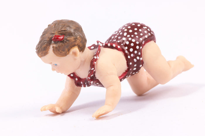 Susan Scogin Concord Resin Girl Doll Crawling