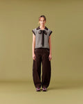 SWANN VEST JAVA CREAM STRIPE
