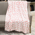 Sweetheart Throw - White/Pink