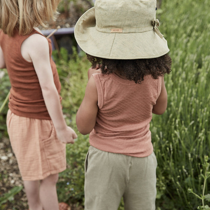Swift Baby & Kids Top - Merino Wool & Silk - Deep Rust