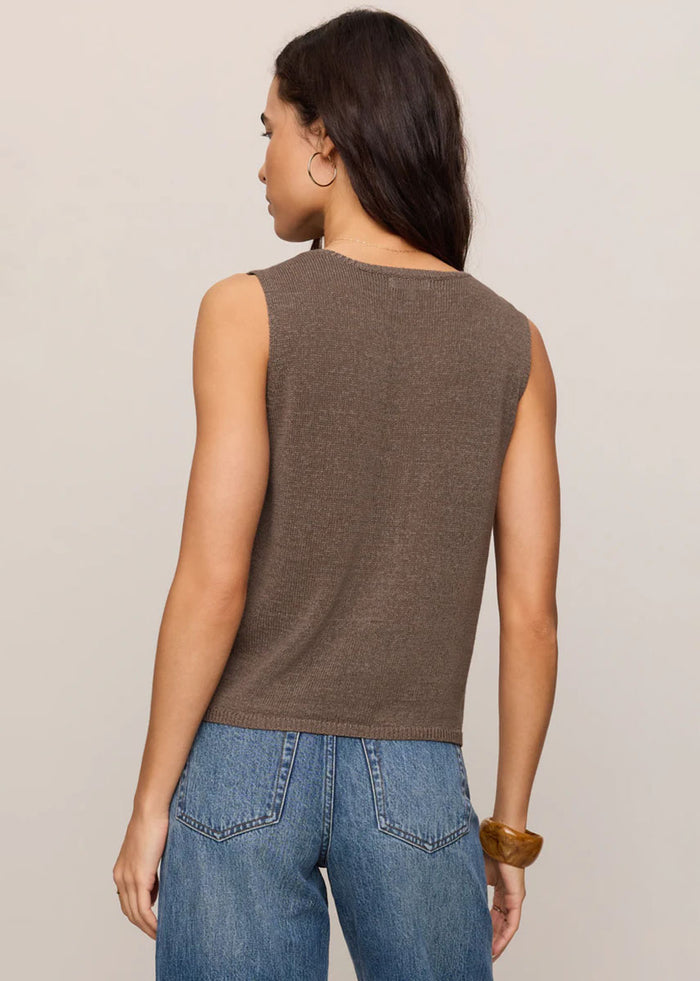 Syd Sweater Vest - Pebble Coast
