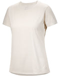 Taema Crew Neck Shirt SS Women's Arctic Silk Heather - Arc'teryx Australia