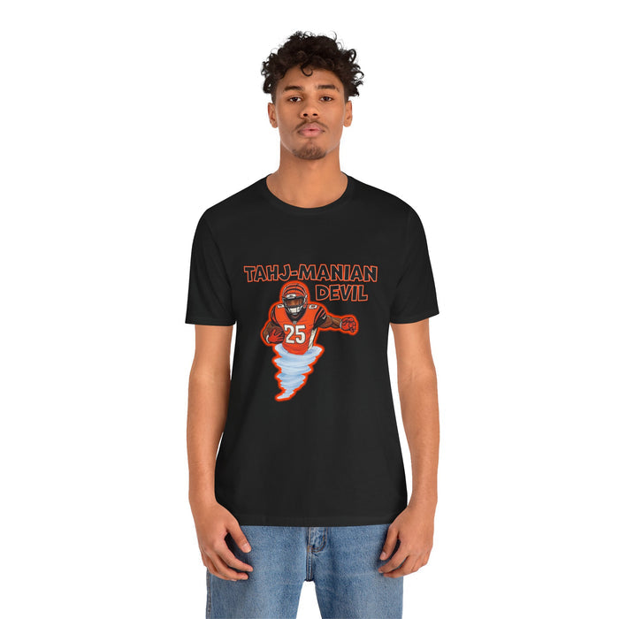 Tahj-Manian Devil Graphic Unisex Jersey Tee