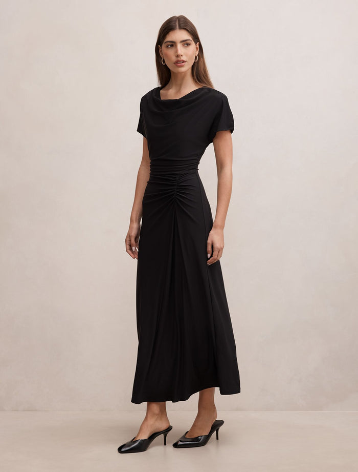 Tahnee Ruched Waist Midi Dress Forever New