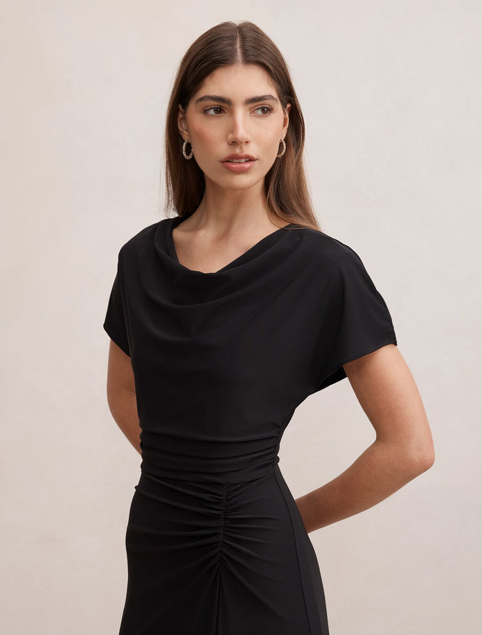 Tahnee Ruched Waist Midi Dress Forever New