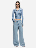 Teo Wrap Jean - Classic Blue