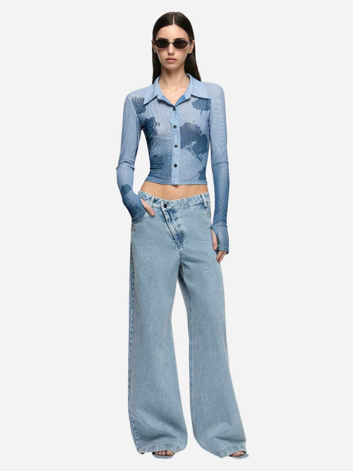 Teo Wrap Jean - Classic Blue