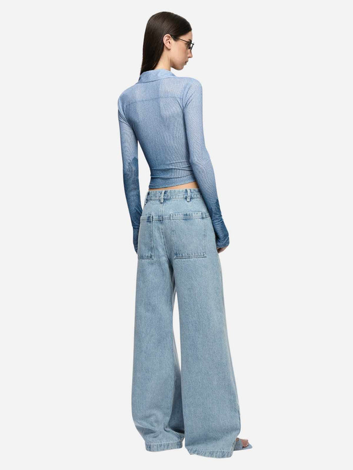 Teo Wrap Jean - Classic Blue