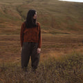 Terra Women's Cardigan - Donegal Wool - Cinnamon