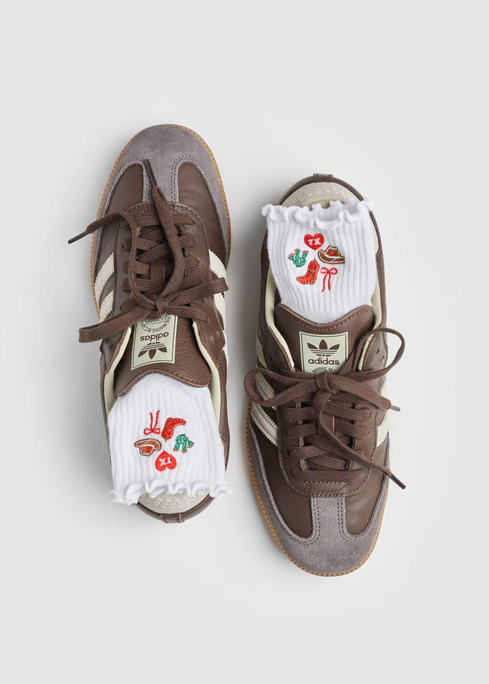 Texas Icons Ruffle Sock