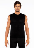 TEXTURED OPEN KNIT VEST