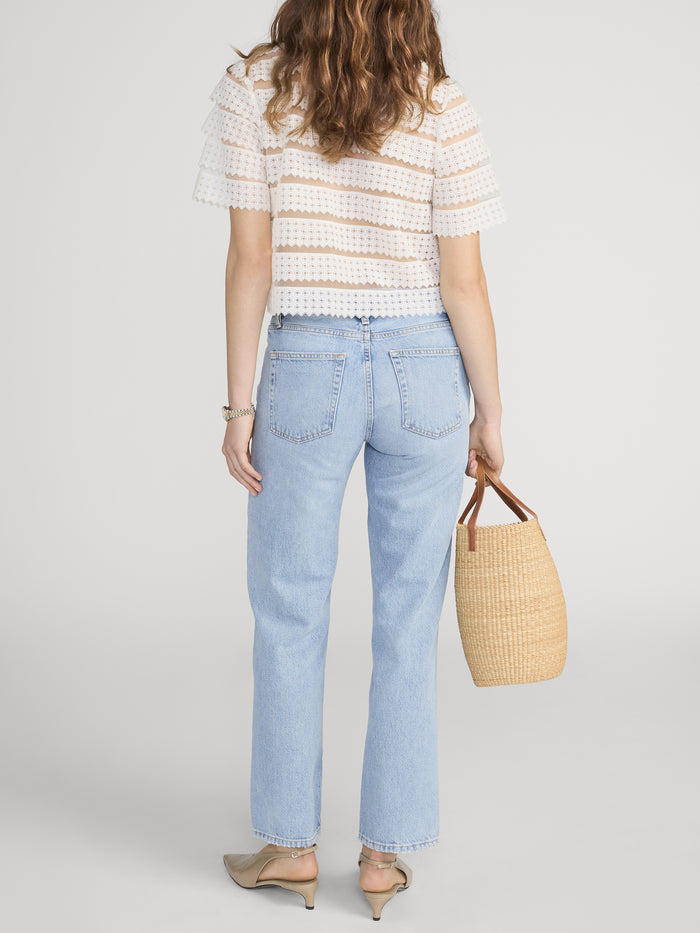 Jean On Model Back