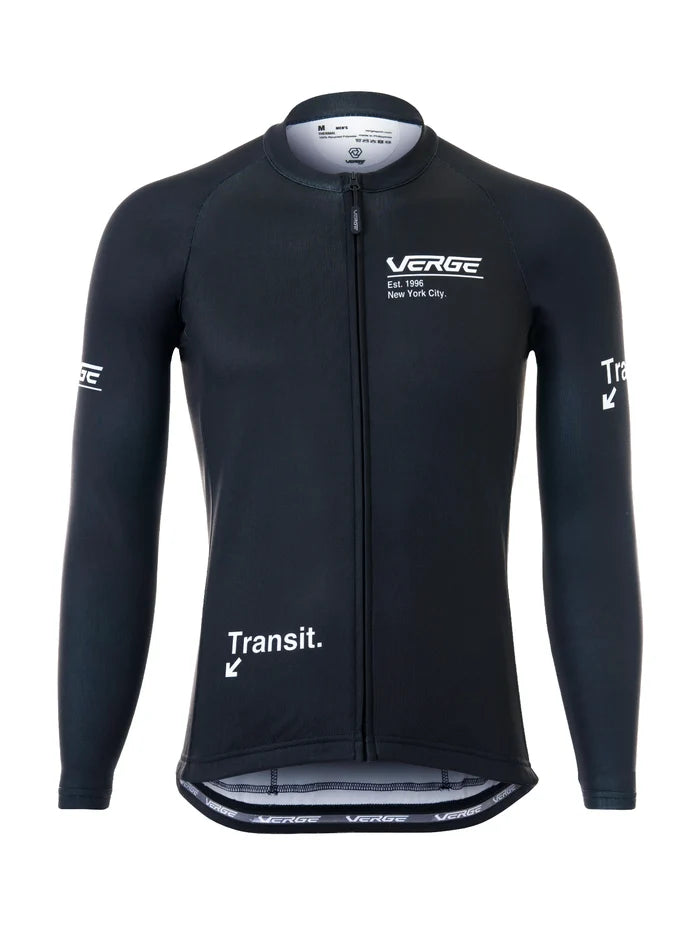 THERMAL LS JERSEY - WOMEN - BLACK TRANSIT
