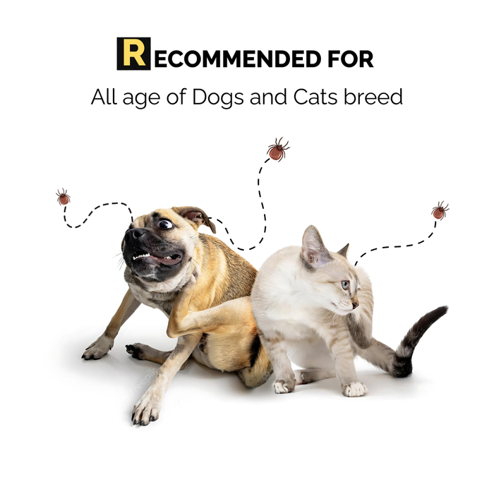 Moe Puppy Anti-tick spray, recommended for all dogs and cats breed
