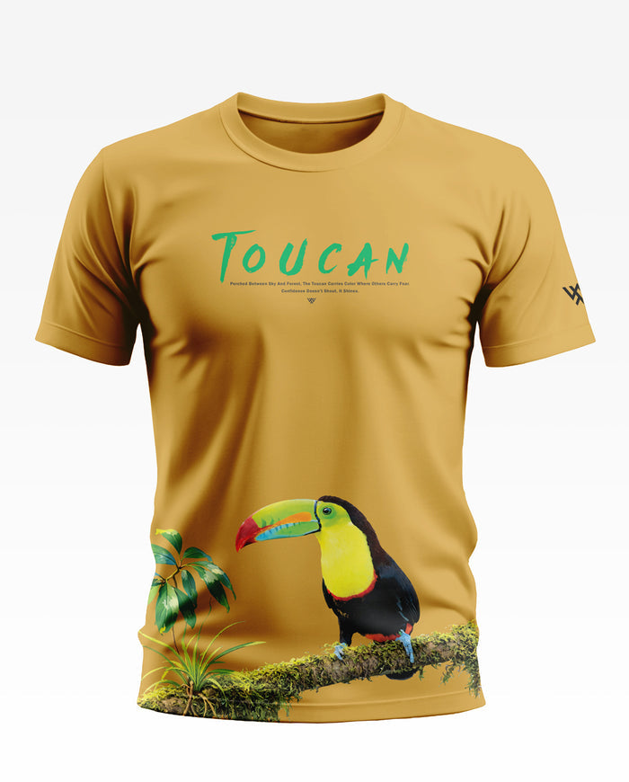 Toucan Between Sky And Forest Cotton T-shirt