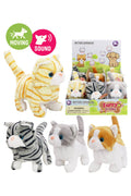 Toy Kitty Cat Walking Fuzzy Soft Sound