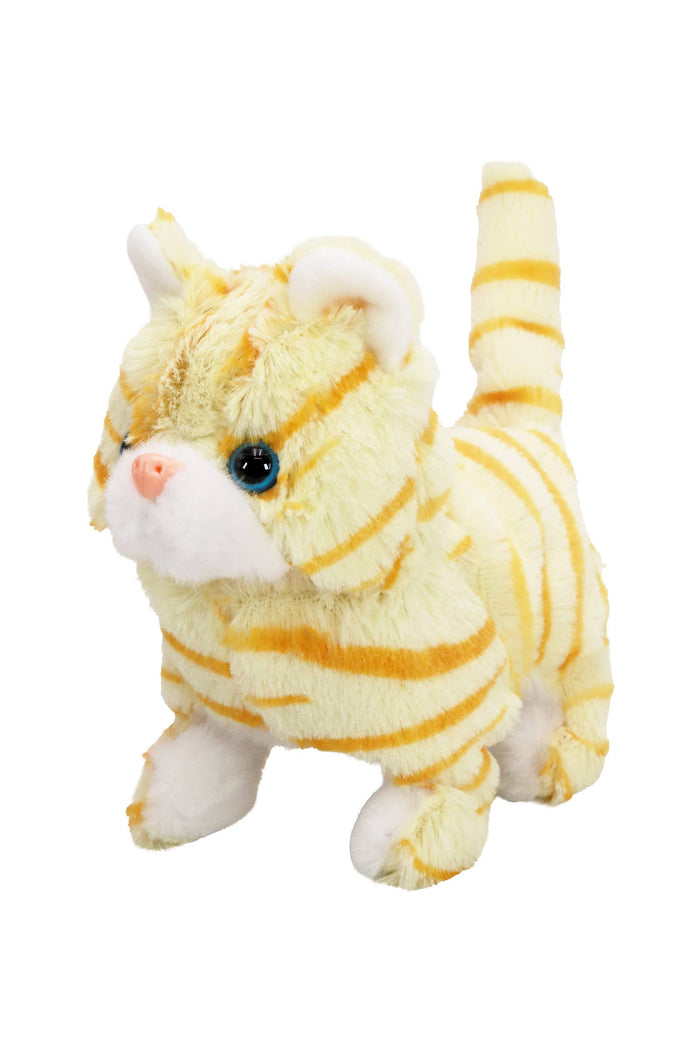 Toy Kitty Cat Walking Fuzzy Soft Sound