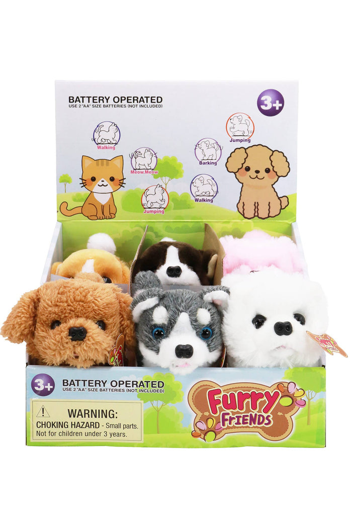 Toy Puppy Dog Walking Fuzzy Soft Sound